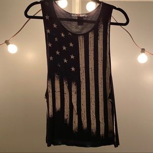 Flag Cutoff Tee